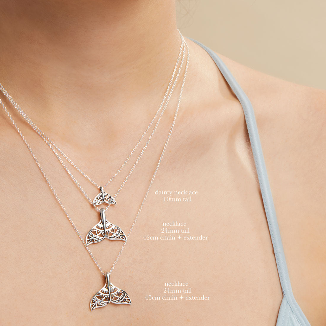 Mandala Dolphin Tail Necklace - Boho Ocean Jewelry for Women, Handmade Sterling Silver Pendant, Perfect for Beach Vacations & Spiritual Healing