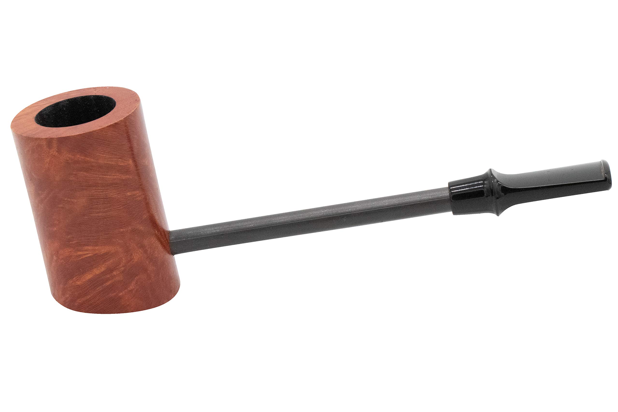 Eltang Basic Brown Smooth Tobacco Pipe - Handcrafted Wooden Smoking Pipe for Men & Women - Perfect for Relaxation, Gifts & Collectors