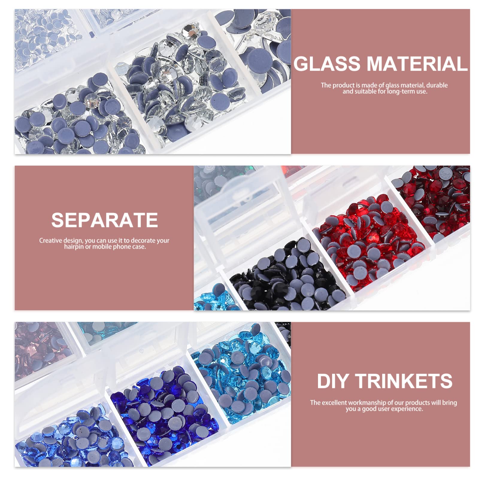 Nail Dotting Tool & Rhinestones Kit - Crystal Gems, Glitter Nail Jewels, Art Diamonds for Nail Decorations, DIY Manicure & Crafts | Perfect for Salon, Home Nail Art & Party Makeup