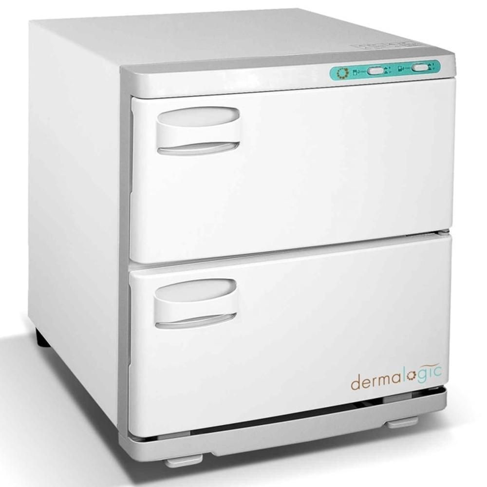 DermaLoGIC Premium Double Towel Warmer Cabinet - Fast Heating, Large Capacity for Bath & Spa Luxury - Perfect for Bathrooms, Spas, and Hotels