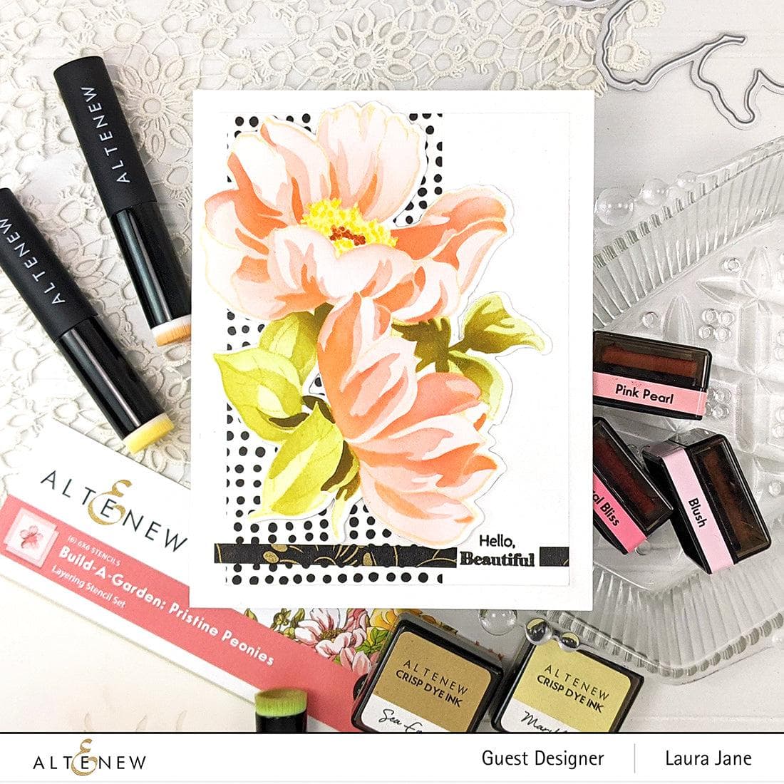 Premium Peonies & Add-On Die Bundle for DIY Garden Crafts – Perfect for Scrapbooking, Card Making, and Floral Arrangements
