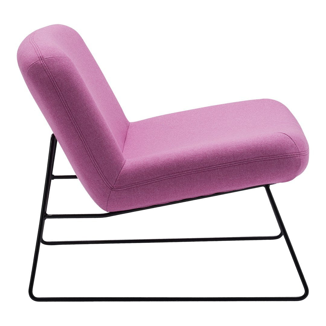 Busk Hertzog Java Chair - Modern Lounge Chairs with Softline Comfort for Living Room, Patio & Office Relaxation