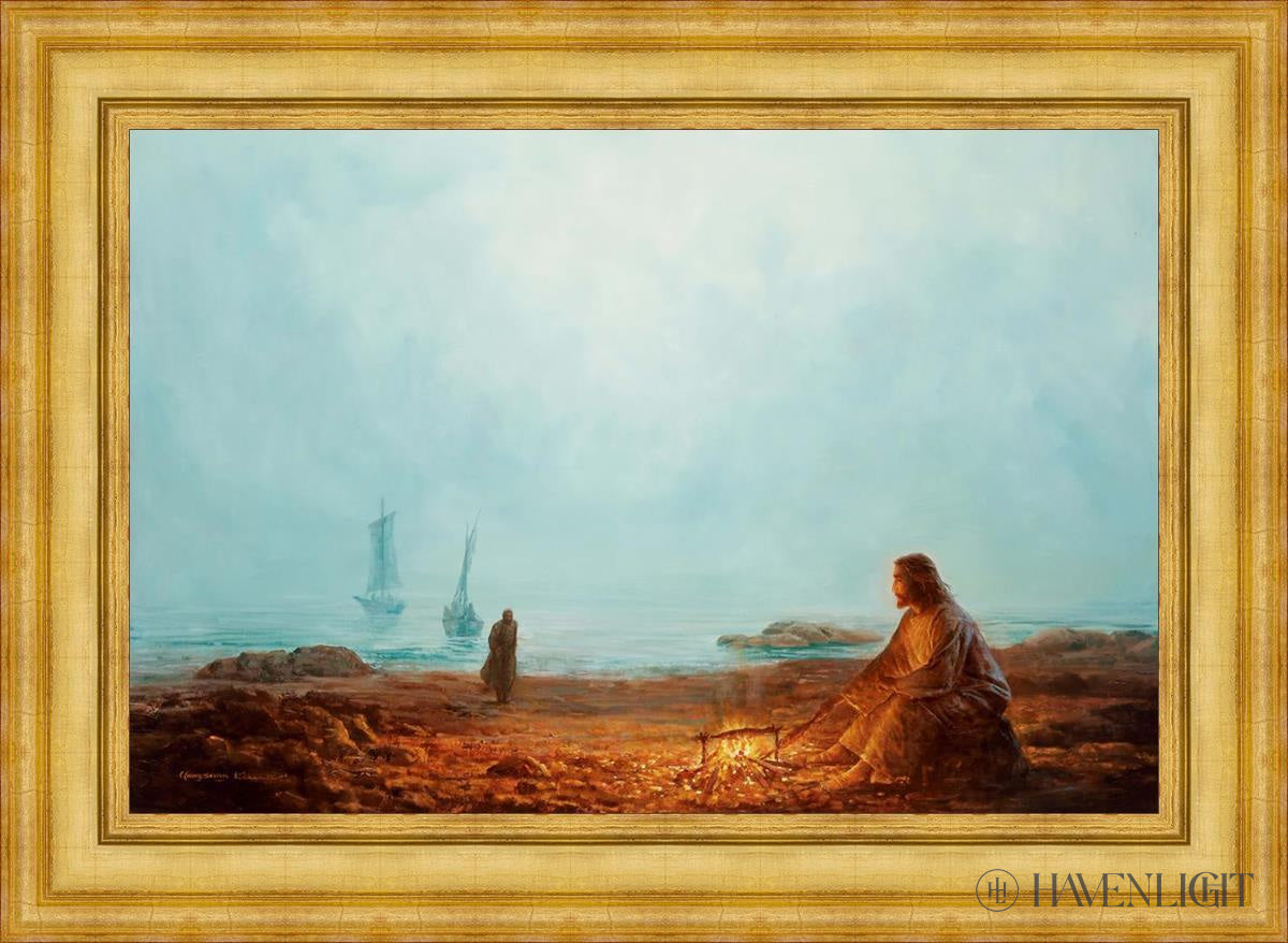 By The Shore By Yongsung Kim - Coastal Wall Art Print for Beach House Decor, Ocean Themed Living Room & Bedroom