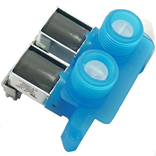 ClimaTek Washing Machine Inlet Water Valve Replacement - Compatible with Maytag PS11752082, Whirlpool WFW9470WW00, WFW9470WW01 & WFW94HEXL0 - Perfect for Laundry Room Repairs and Appliance Maintenance
