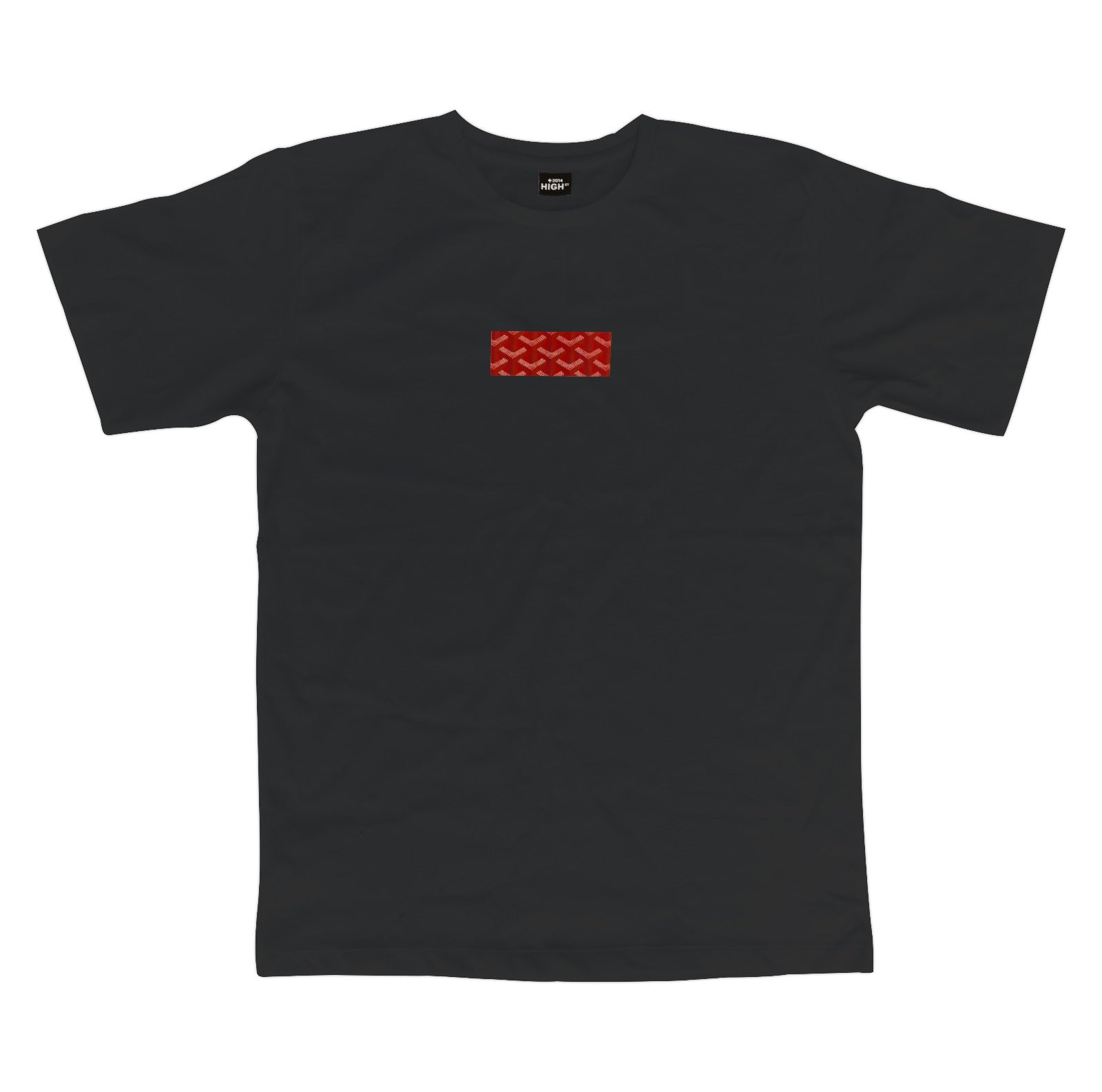 High Street NY Goya'll Box Tee - Red Cotton T-Shirt for Men & Women | Casual Streetwear, Graphic Tee for Everyday Wear & Urban Fashion