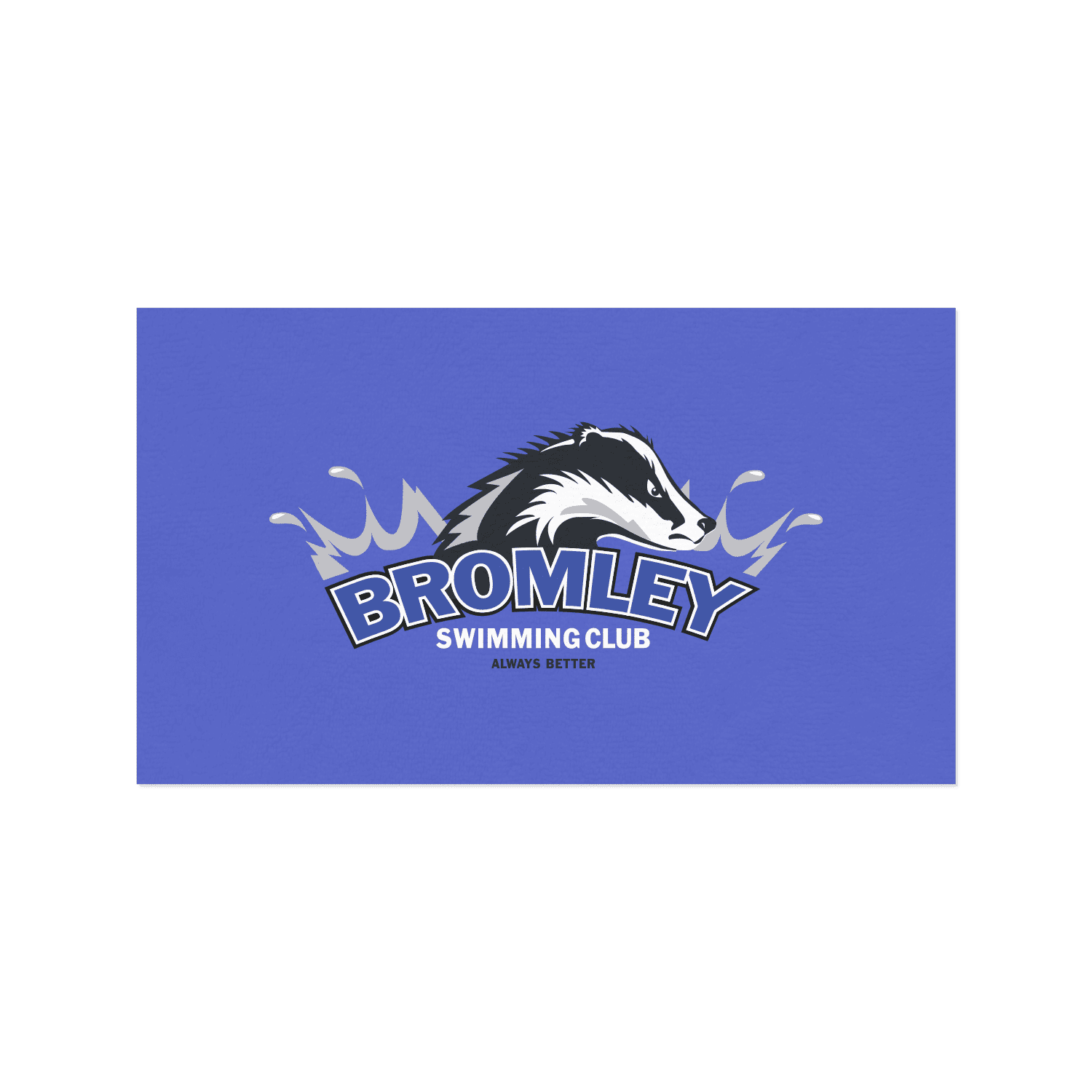 Bromley Swimming Club Microfibre Towel - Quick Dry, Lightweight & Super Absorbent - Perfect for Swimming, Gym & Beach Activities