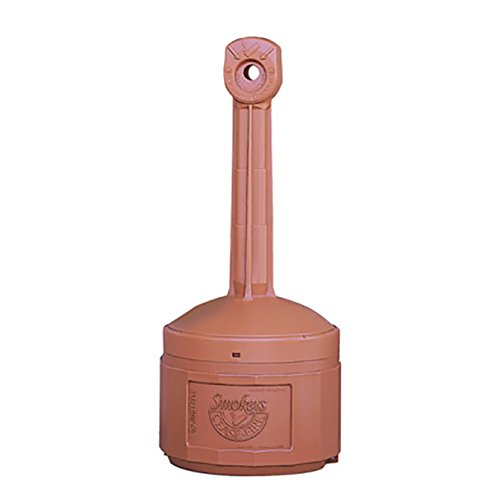 Smokers Cease-Fire Cigarette Butt Receptacle (Beige) - Outdoor Ashtray for Patio, Garden & Public Spaces | Eco-Friendly Smoking Accessory