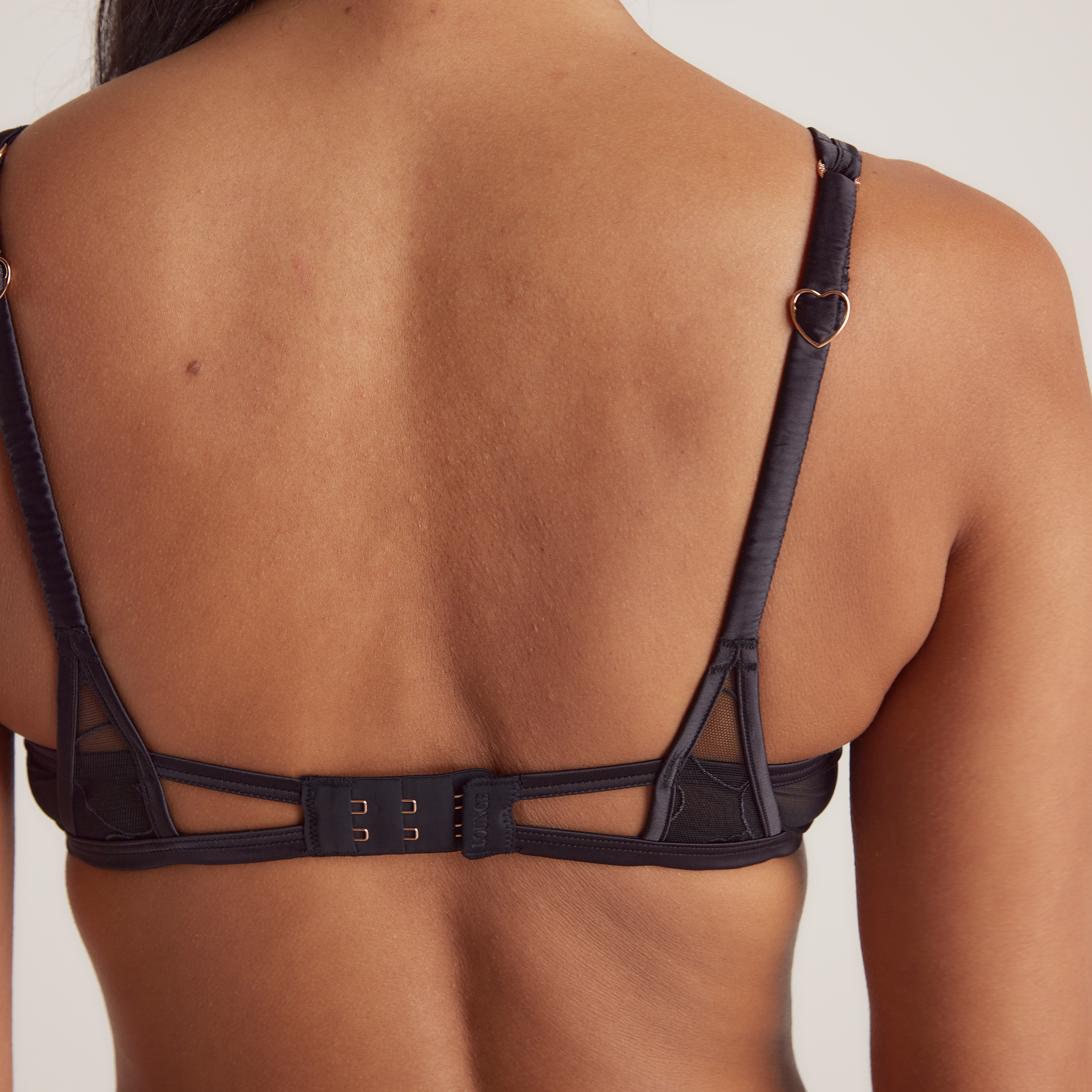 Cherish Balcony Bra - Black Lace Underwire Push-Up Bra for Women | Comfortable Everyday Wear & Special Occasions