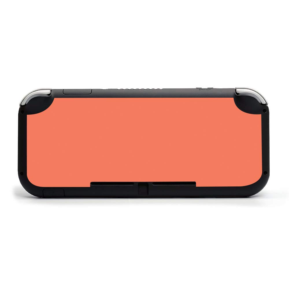 MightySkins Protective Vinyl Decal Wrap Cover for Nintendo Switch Lite - Solid Salmon | Durable, Customizable Skin | Easy to Apply & Remove | Made in USA | Perfect for Gaming, Travel & Personalization