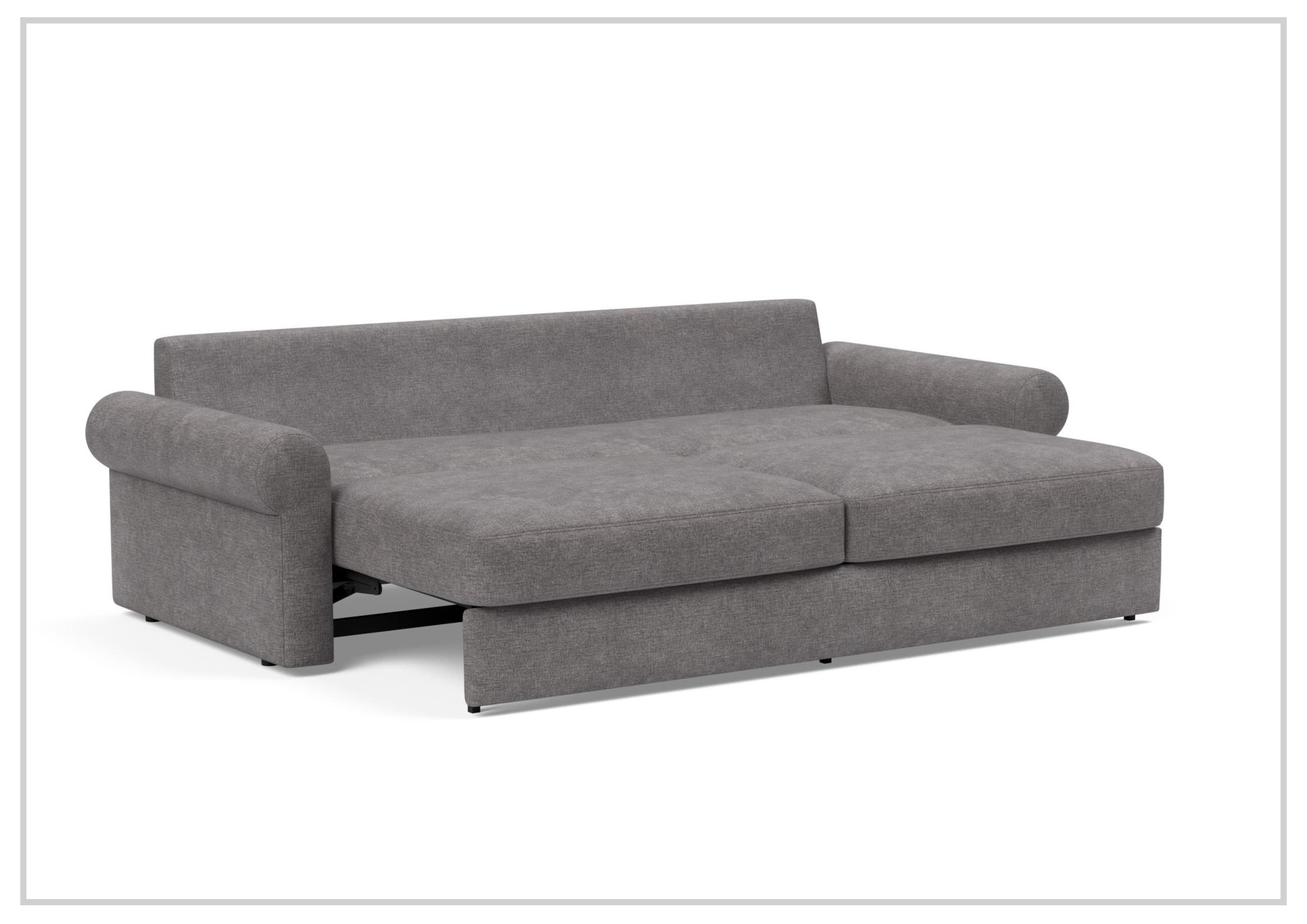 Innovation Living Vilander Full-Size Fabric Sofa Bed - Convertible Sleeper Sofa for Small Spaces, Guest Room & Apartment Living | Comfortable Modern Futon with Storage