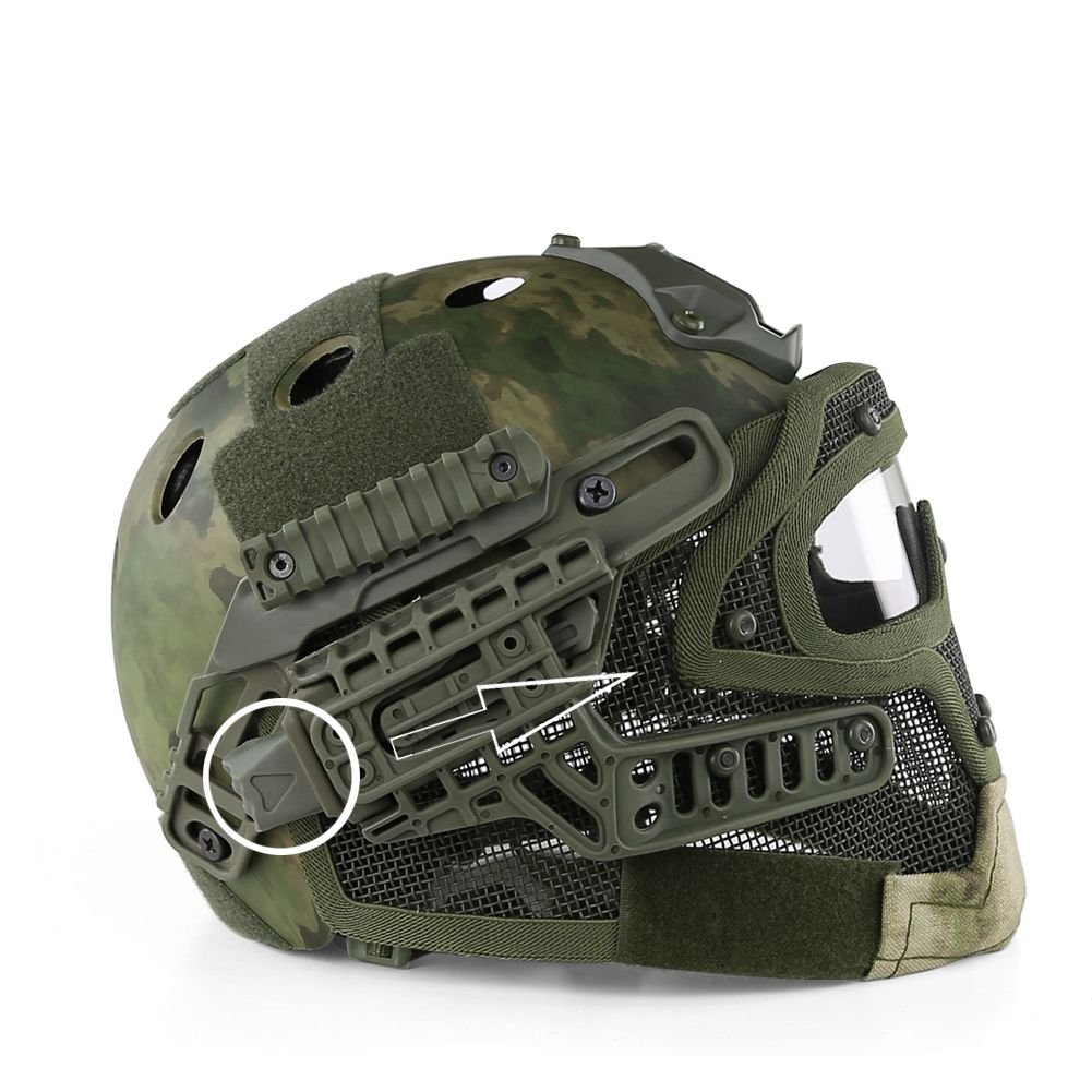Tactical G4 Protective Helmet System with Goggles - Military Grade Airsoft, Paintball & Hunting Gear for Outdoor Combat Simulation & War Games