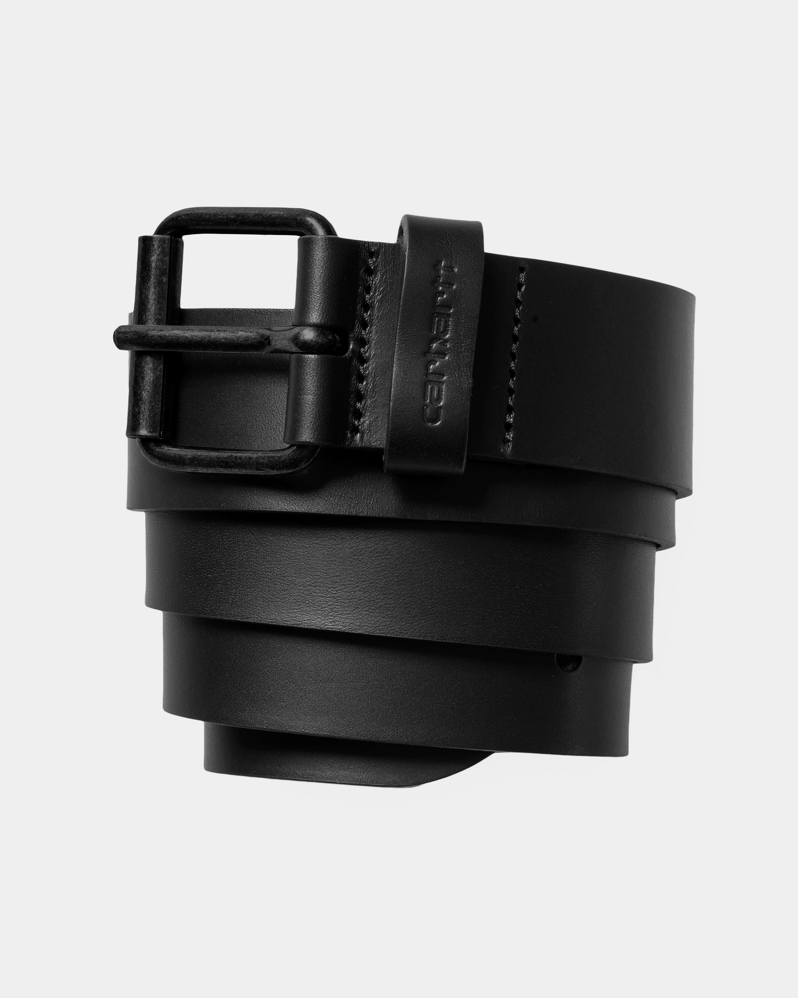 Script Belt for Men | Stylish Black Leather Belt with Adjustable Buckle - Perfect for Casual Wear, Office & Formal Occasions
