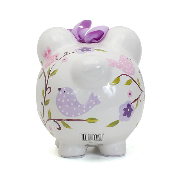 Child to Cherish Ceramic Paper Bird Piggy Bank - Money Saving Bank for Kids, Unique Handmade Gift for Children's Birthday & Christmas - Perfect for Teaching Financial Responsibility