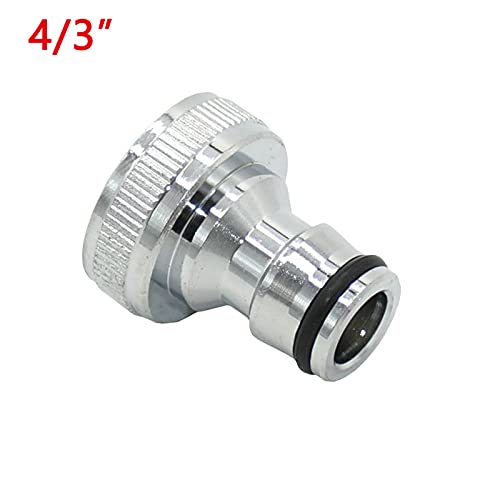 Premium Solid Brass Garden Hose Quick Connect Fitting - 1/2