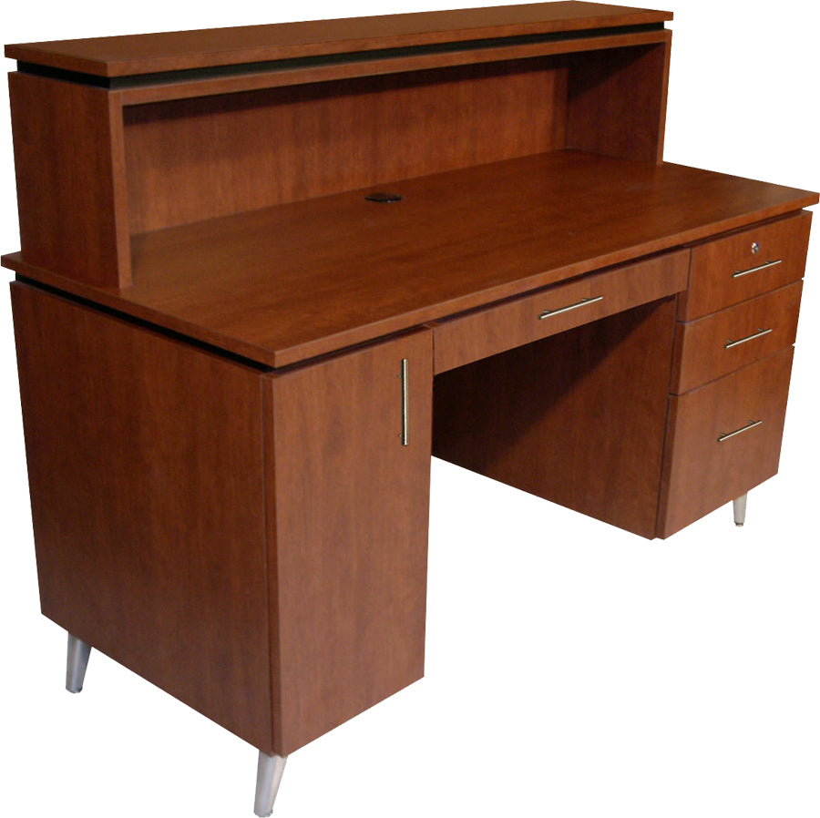 Modern Neo Alpha Reception Desk - Sleek Office Furniture for Hotels, Clinics & Corporate Lobbies - Enhance Your Business First Impression