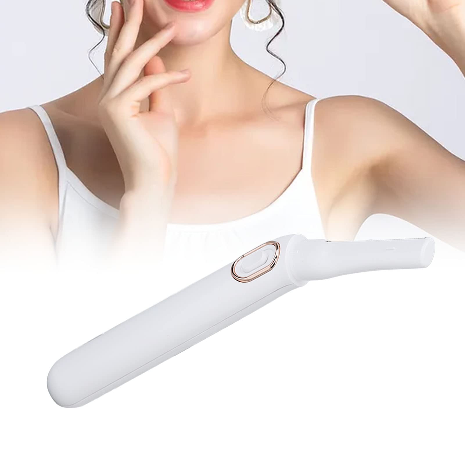 Electric Bikini Shaver for Women with LED Light - Rechargeable Body Hair Trimmer & Epilator for Smooth Skin - Eyebrow & Bikini Line Hair Removal Tool - Perfect for Travel, Gym & Home Use