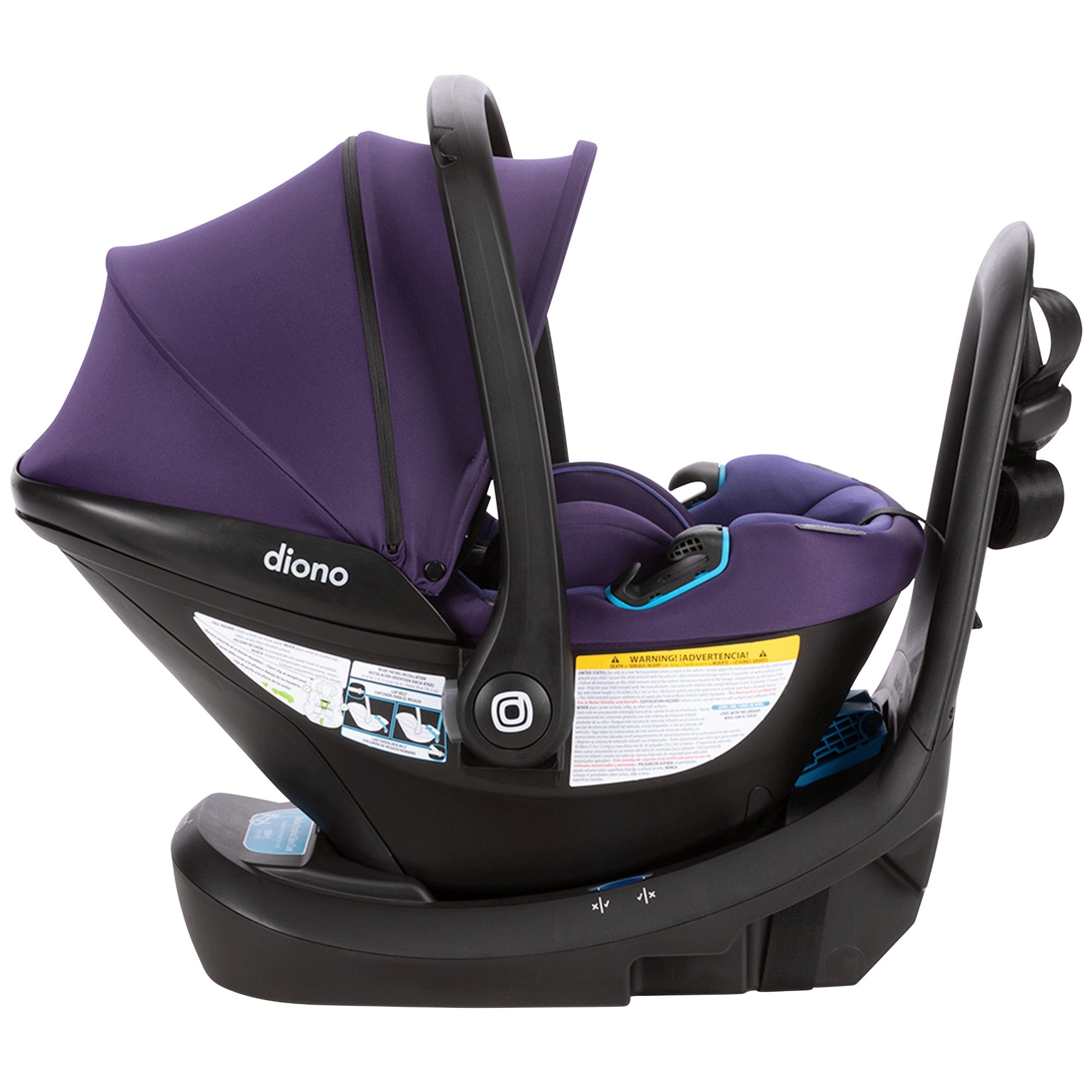 Diono LiteClik 30 RXT SafePlus Infant Car Seat - Lightweight & Safe Baby Car Seat for Newborns to Toddlers | Perfect for Travel, Daily Commute & Family Road Trips
