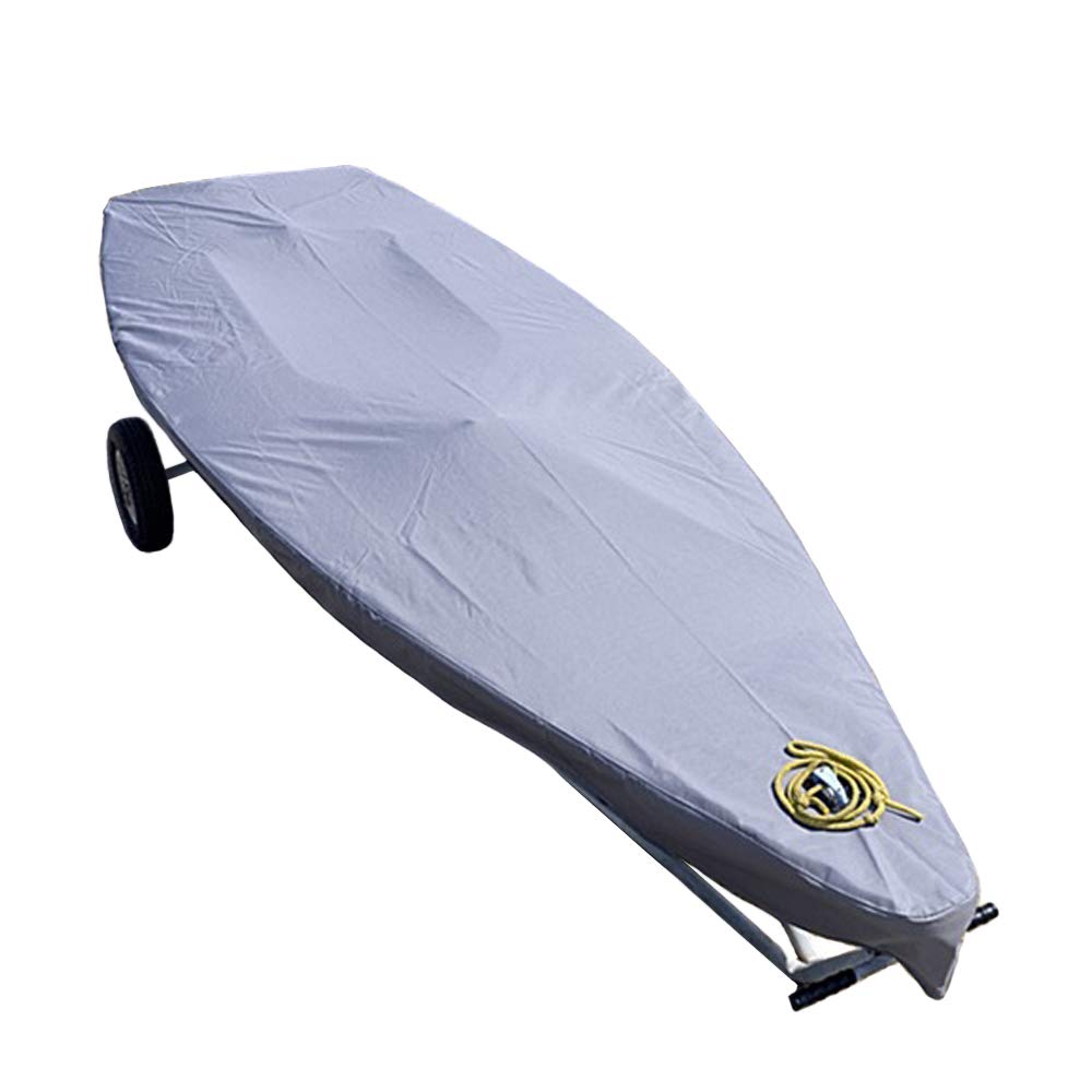 Premium Laser Dinghy Deck Cover - Custom-Fit, Waterproof & Breathable Sailboat Cover - Grey - Perfect for Boat Storage & Outdoor Protection