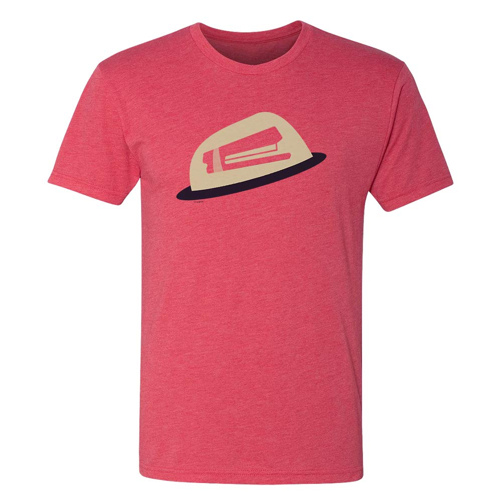 Funny The Office Jello Stapler Men's Tri-Blend Short Sleeve T-Shirt - Comfortable Casual Tee for Fans, TV Show Merchandise, Gift Idea