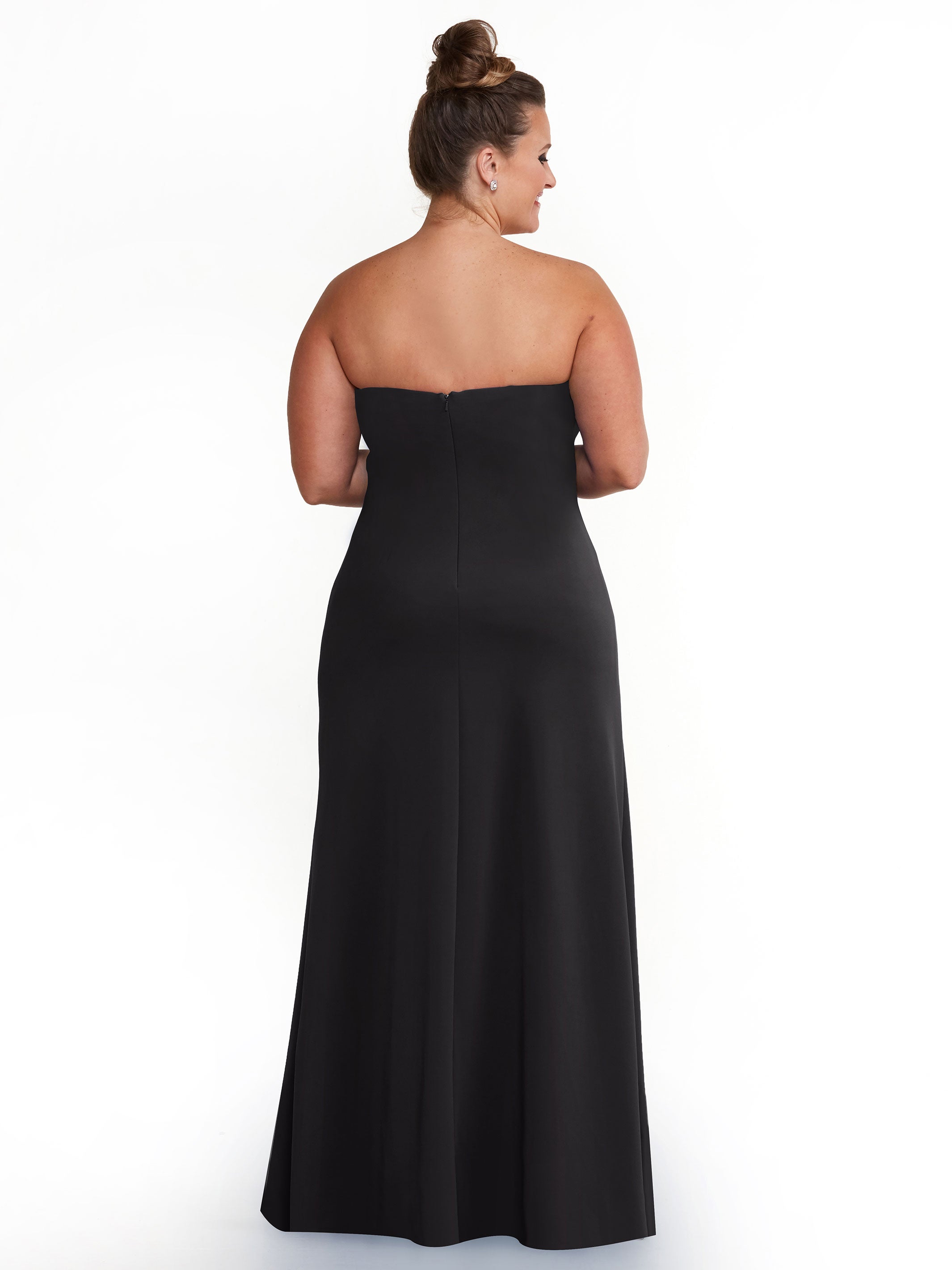 Elegant 83044 A-Line Double Knit Strapless Sweetheart Neckline Bridesmaid Dress - Perfect for Weddings, Formal Events & Special Occasions