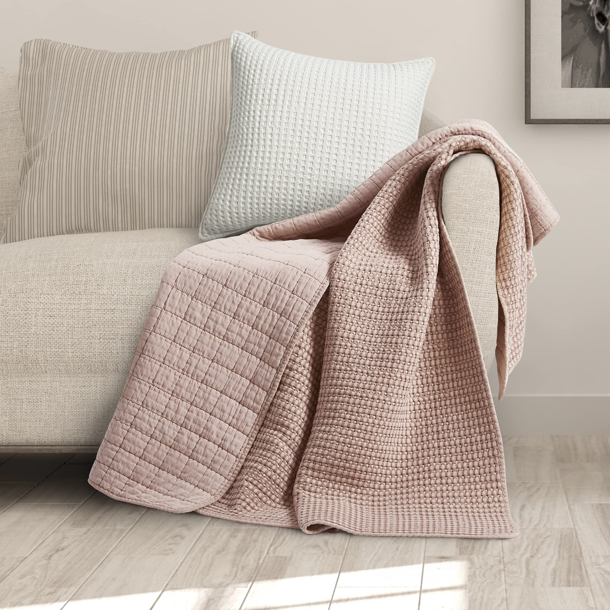 Levtex Home Mills Waffle Knit Throw Blanket - 50