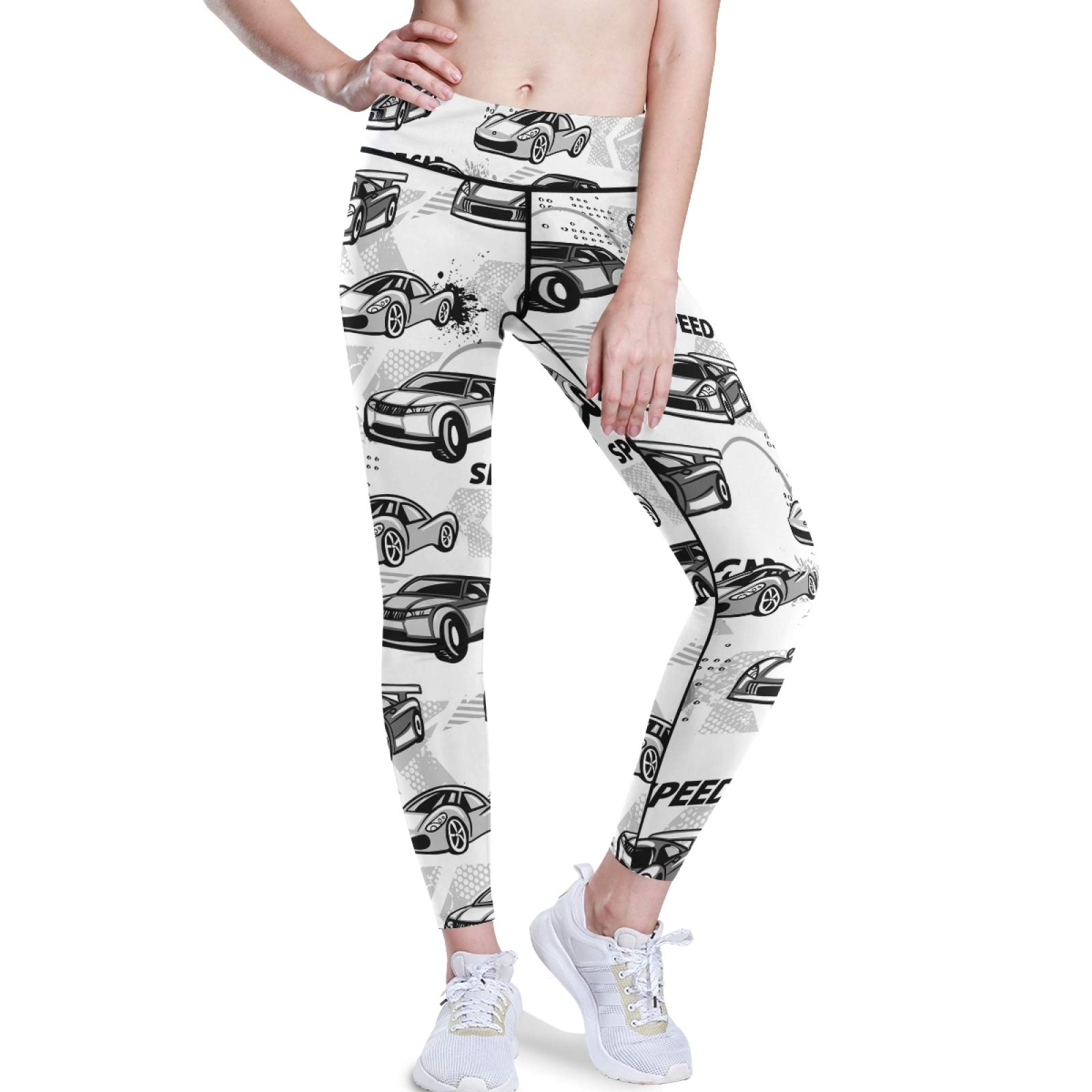 Speed Sport High Waist Yoga Pants - Women's Stretchy Workout Leggings with Pockets for Running & Fitness