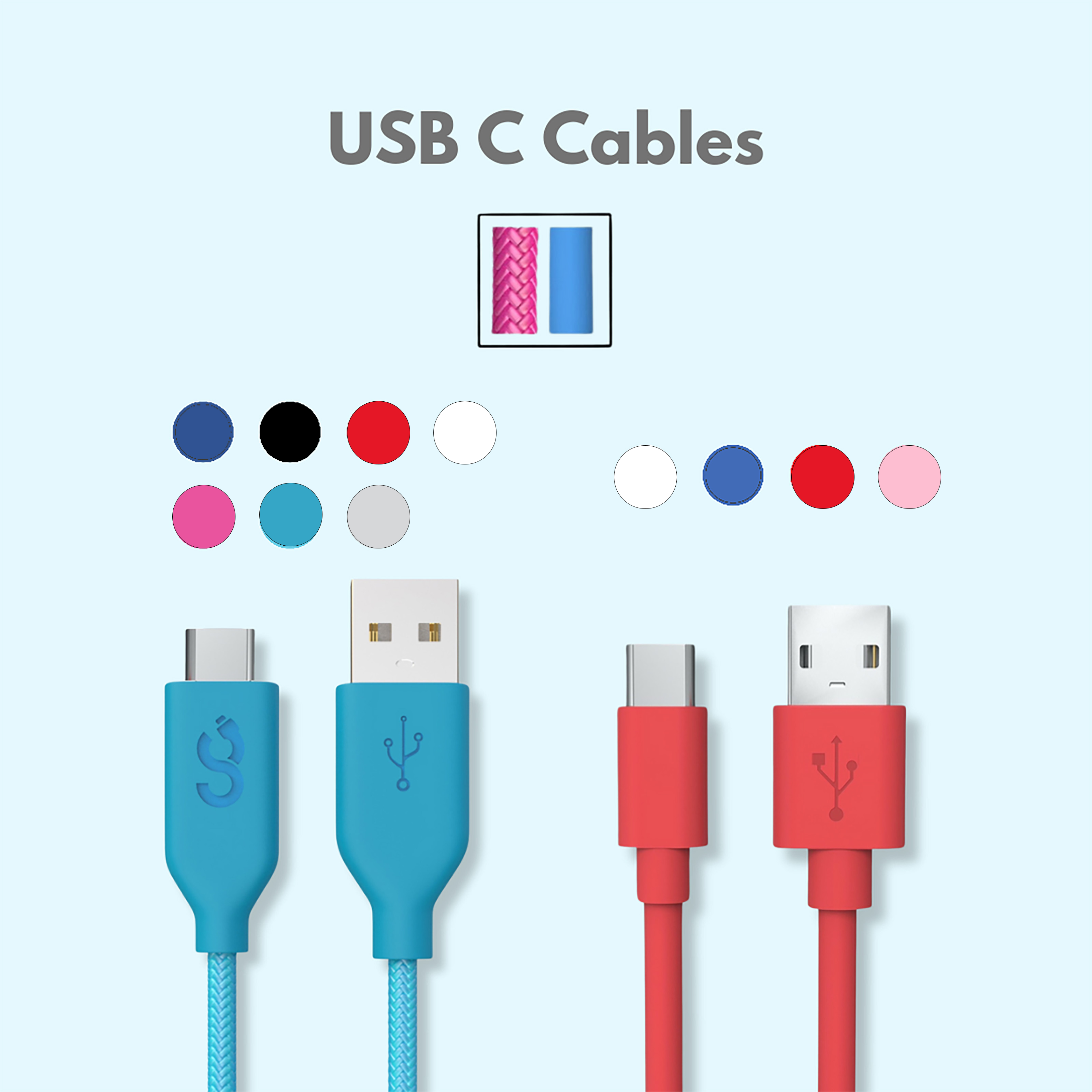 Colorful Phone Charger - Fast Charging USB Cable for iPhone, Android, Samsung - Perfect for Home, Office, Travel & Car Use