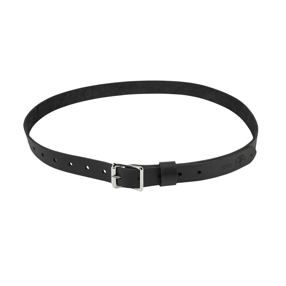 Klein Tools 5201 Lightweight Tool Belt for Electricians & Contractors - Durable Work Belt with Multiple Pockets for Tools & Hardware - Perfect for Construction, Renovation & DIY Projects