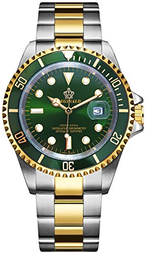 Gold Bezel / Green Dial