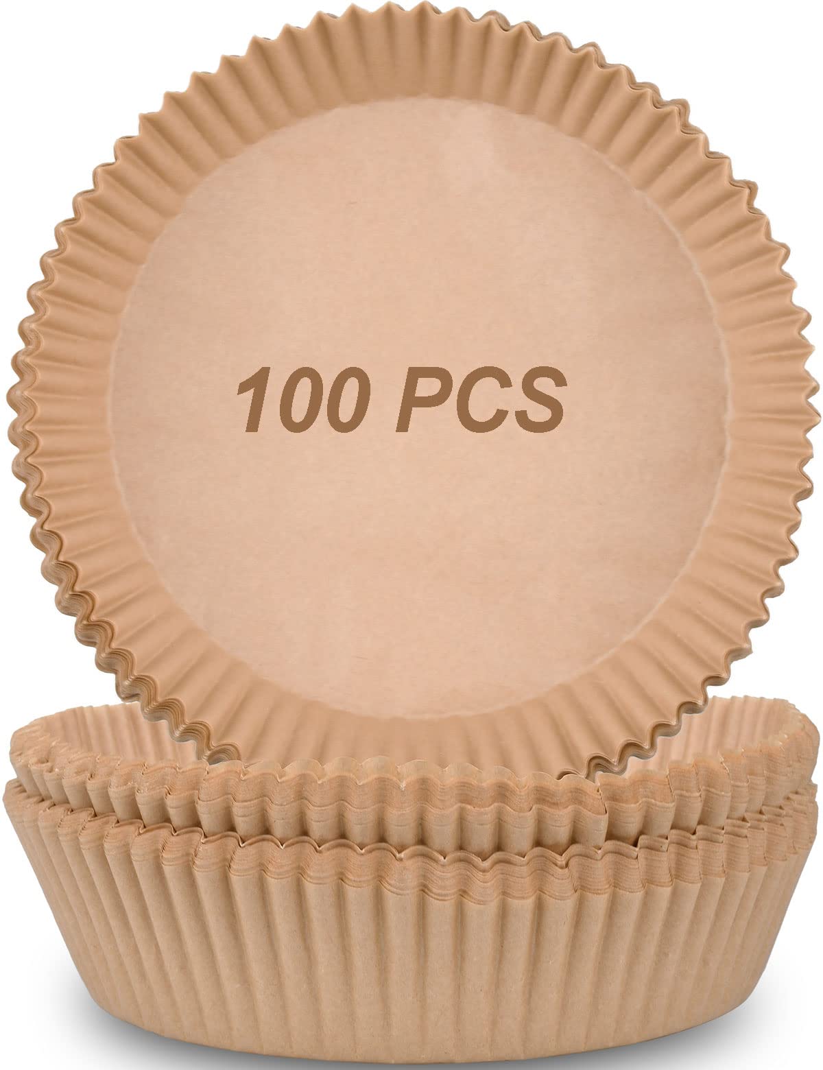 100 Pcs Disposable Air Fryer Paper Liners, 6.3