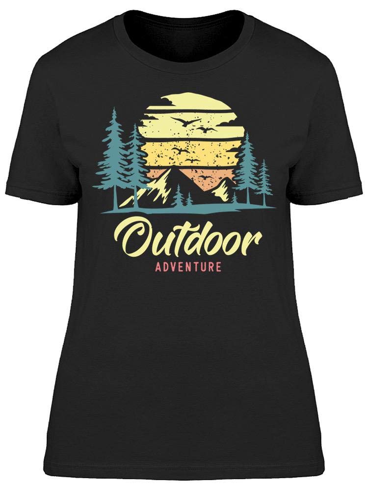Smartprints Women's Landscape Outdoor Adventure T-Shirt - Lightweight, Breathable & Quick-Dry for Hiking, Camping & Travel