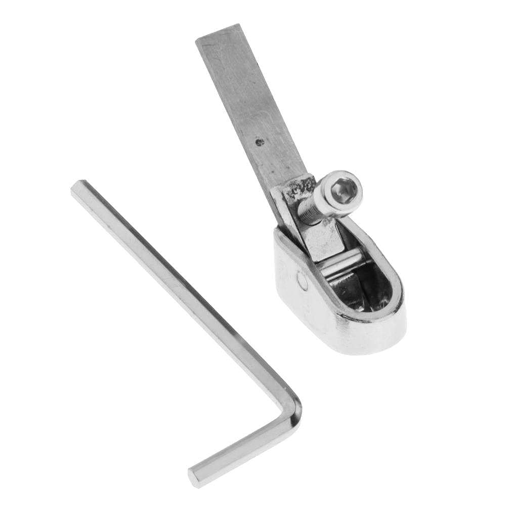Premium Brass Plane Tool for Violin Making - Professional Convex & Silver Violin Maker Tools - Ideal for Luthiers & Woodworking Craftsmen