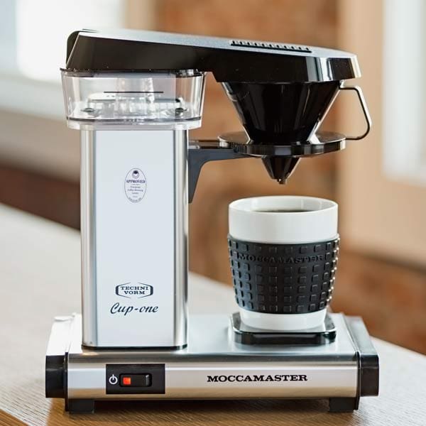 Moccamaster One Cup Coffee Maker - Single Serve Drip Coffee Machine for Home & Office - Perfect for Small Spaces & Quick Brewing