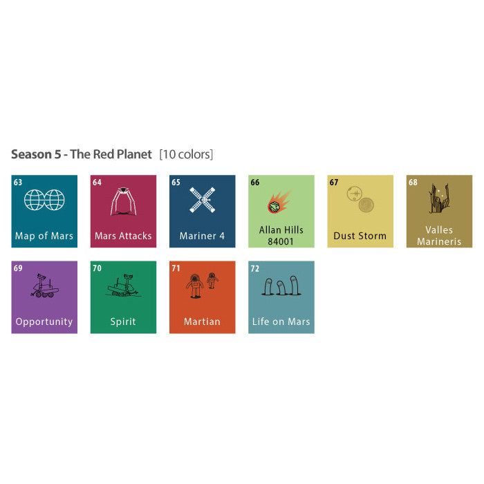 Colorverse The Red Planet 5ml Ink Set of 3 - Premium Fountain Pen Ink for Writing, Drawing & Calligraphy - Perfect for Artists, Writers & Stationery Lovers