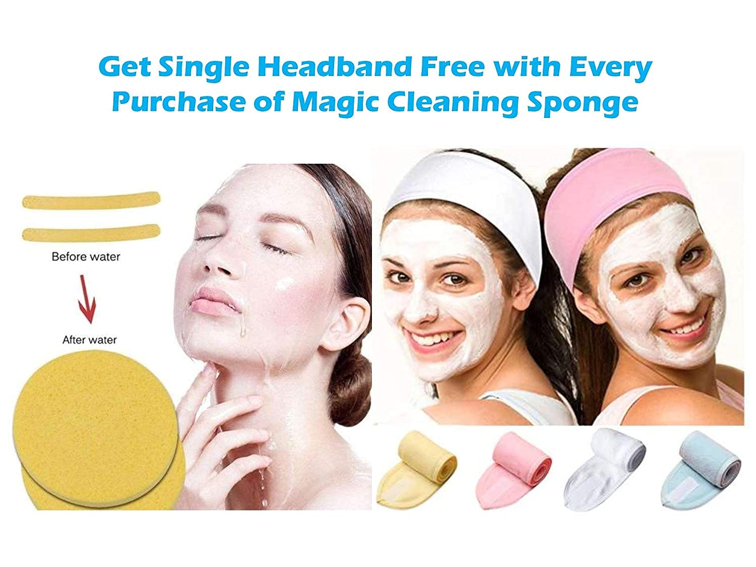 Cellebii® 12-Pack Magic Facial Cleansing Sponge - Soft, Multicolor Wash Puff for Deep Cleaning & Exfoliation | Perfect for Daily Skincare, Makeup Removal & Travel Beauty Routine