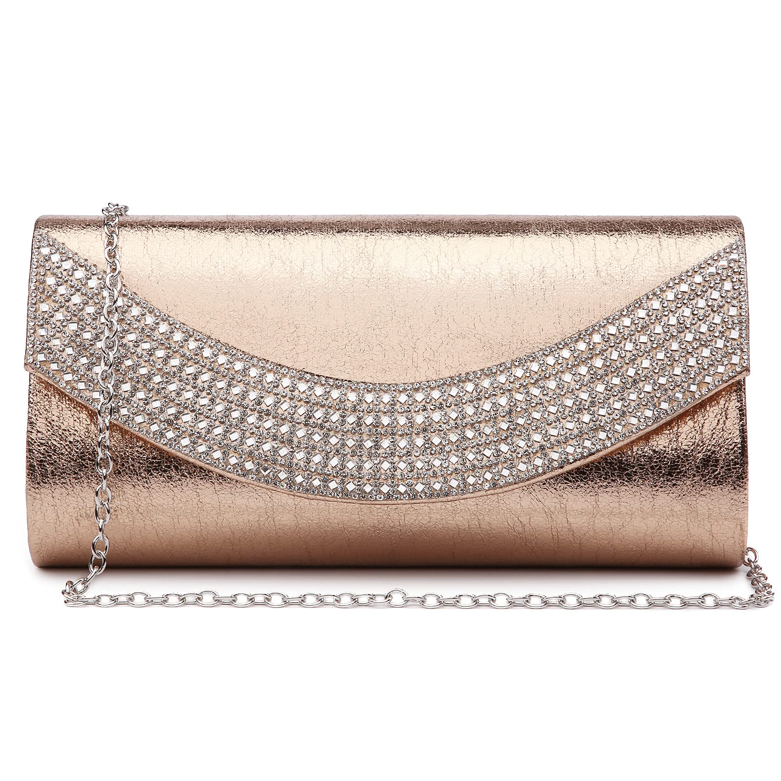 Dasein Women's Rhinestone Clutch Purse - Elegant Evening Bag for Wedding, Party, Prom - Perfect for Formal Events & Special Occasions
