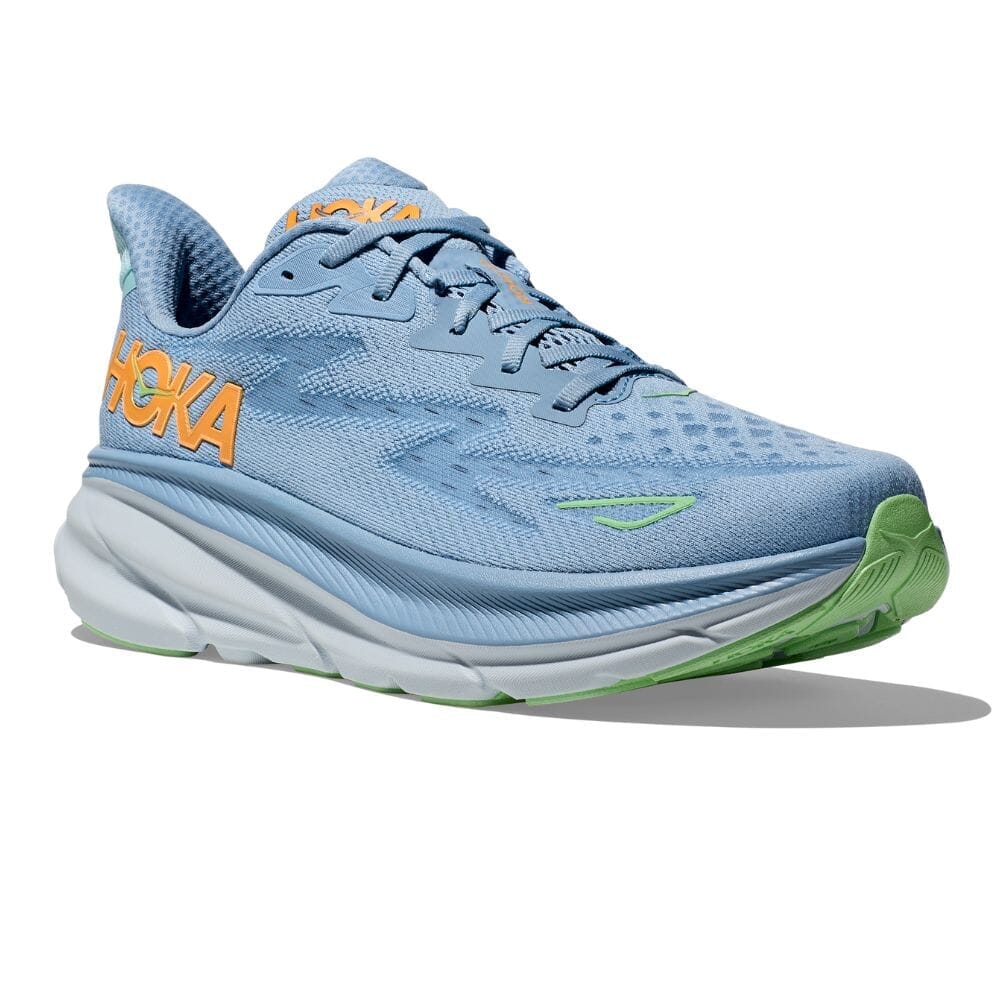 Hoka Men's Clifton 9 Wide Running Shoes - Lightweight Cushioned Sneakers for Road & Trail | Perfect for Jogging, Gym Workouts & Daily Walking