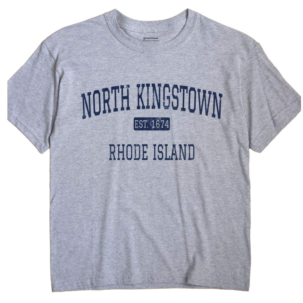 North Kingstown Rhode Island Graphic T-Shirt - Comfortable Cotton Tee for Men & Women - Perfect for Travel, Gifts & Local Pride