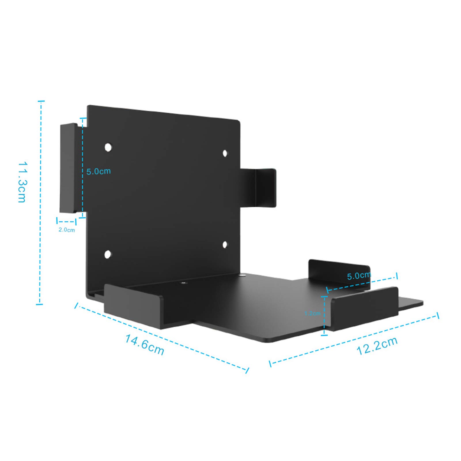 Aisheny Wall Mounted Shelf Bracket - Compatible with Xbox Series X Game Console, Wall Storage Rack for Gaming Accessories - Perfect for Living Room, Bedroom & Game Room Organization