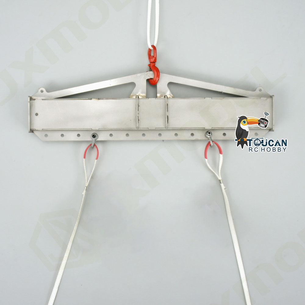 1/14 Scale RC Hydraulic Truck Metal Telescopic Spreader for Crane - DIY Unpainted Model Kit - Perfect for Construction Site Simulation & Radio Control Car Enthusiasts