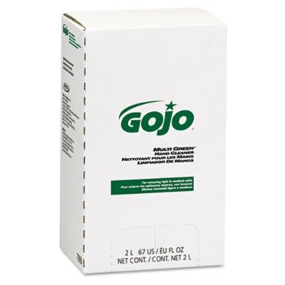 GOJO® MULTI GREEN Hand Cleaner Refill - 2000 mL, Citrus Scent, Green | Eco-Friendly Industrial Hand Soap for Garages, Workshops & Commercial Use