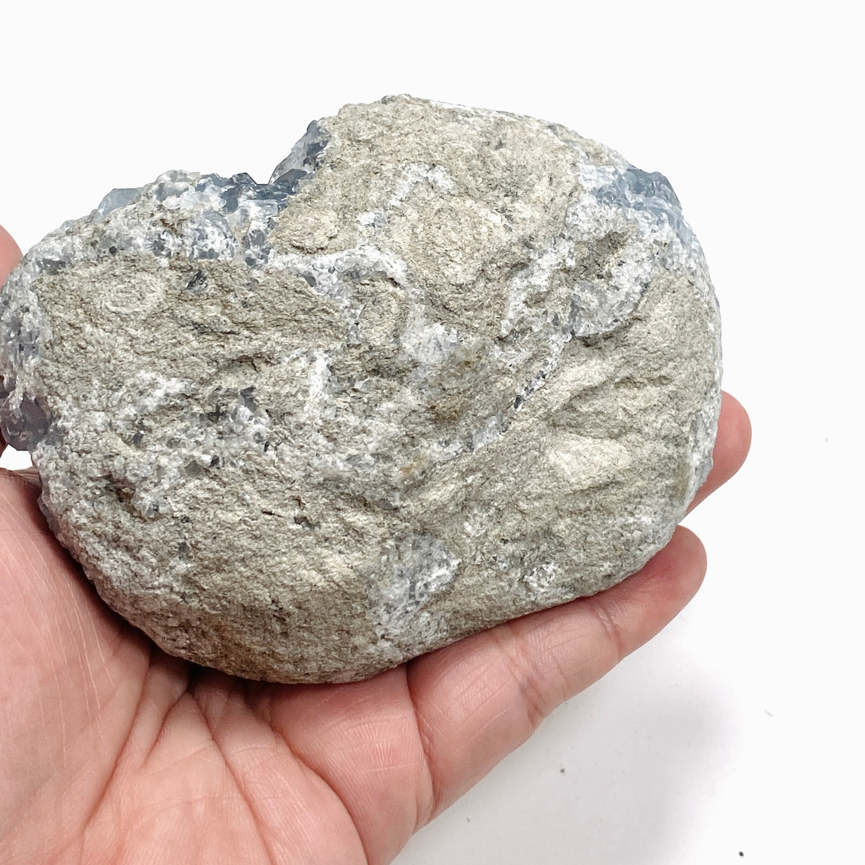 Natural Celestite Crystal Cluster from Madagascar - Healing Stone for Meditation, Energy Work & Home Decor (CR3718) - Perfect for Spiritual Healing, Chakra Balancing & Positive Energy