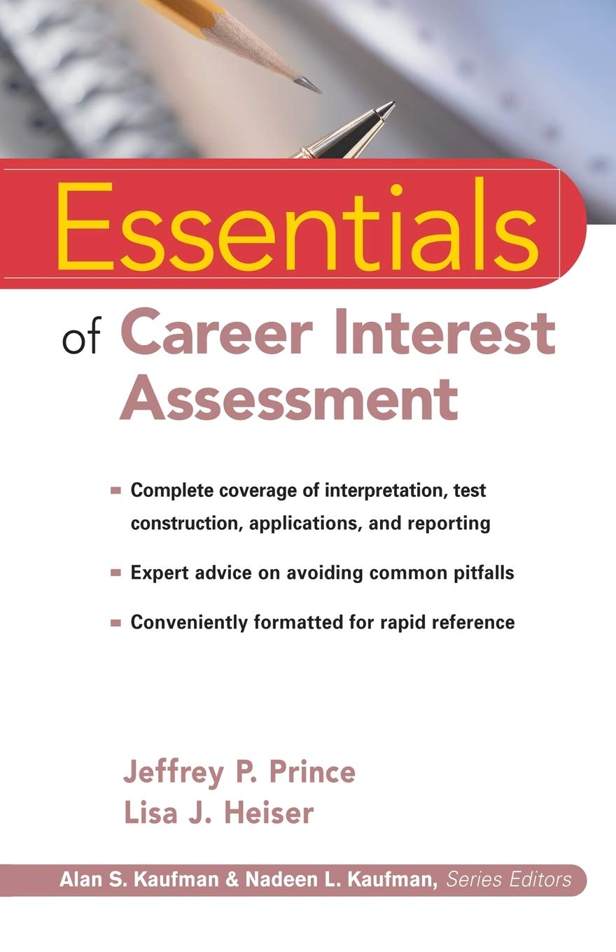 Career Interest Assessment Essentials - Professional Career Aptitude Test for Students & Job Seekers | Ideal for Career Counseling & Personal Development