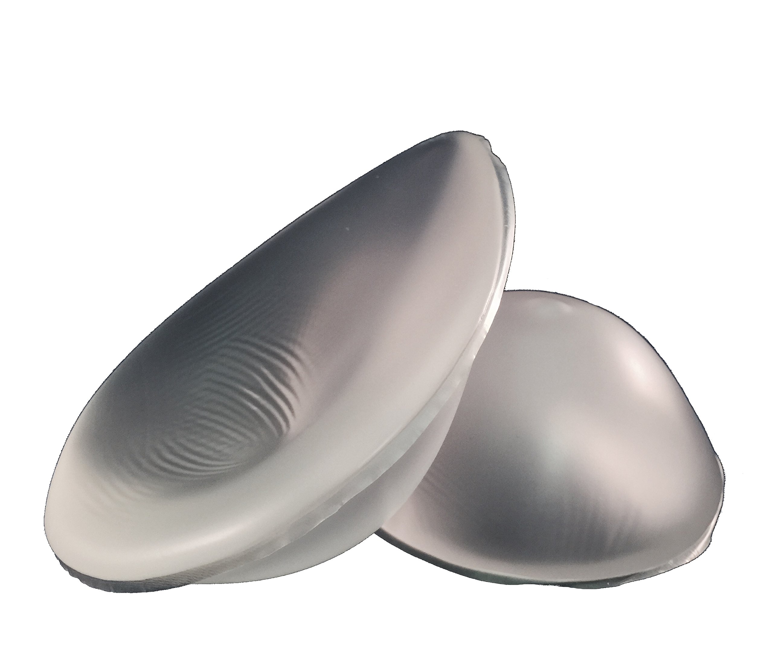 ENVY BODY SHOP Concave Swim Silicone Breast Forms - Clear Waterproof Prosthetics for Mastectomy, Swimming & Active Lifestyle