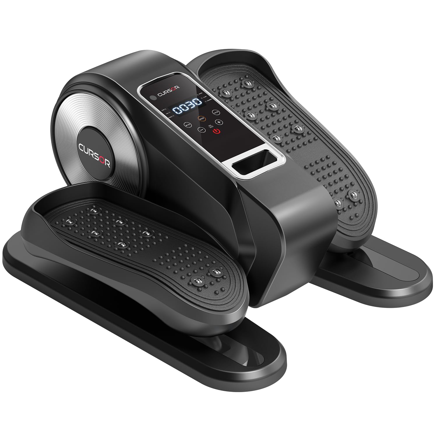 Under Desk Elliptical Machine - Electric Seated Pedal Exerciser with Remote, 12 Speed Levels, Forward/Reverse Motion, Manual & Auto Modes - Compact Leg Exercise Equipment for Home, Office & Rehabilitation Use
