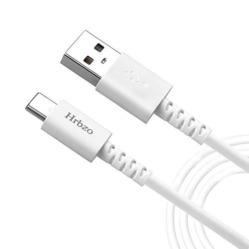Fast Charging USB C Cable [2.6ft, 1-Pack] - Type C Charger Compatible with Samsung Galaxy S21/S20, Huawei Mate 40, iPhone 15, iPad Pro & More - Perfect for Home, Office & Travel Charging