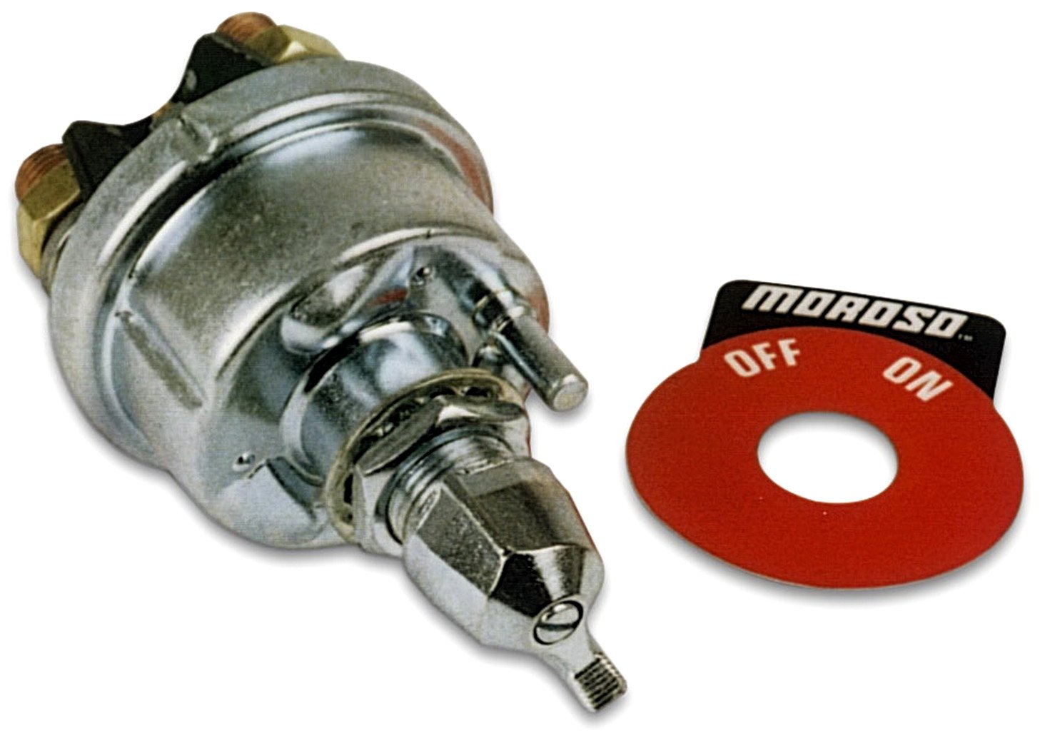 Moroso 74102 Heavy Duty Battery Disconnect Switch - High Performance SPR/DUTY for Cars, Trucks, and Marine Vehicles - Perfect for Emergency Power Cutoff and Vehicle Maintenance