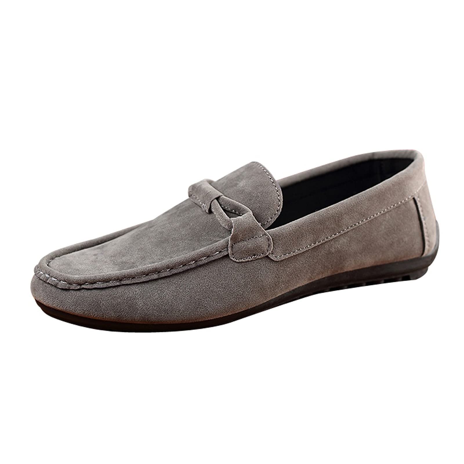 Men's Suede Slip-On Driving Shoes - Casual & Comfortable for Daily Wear