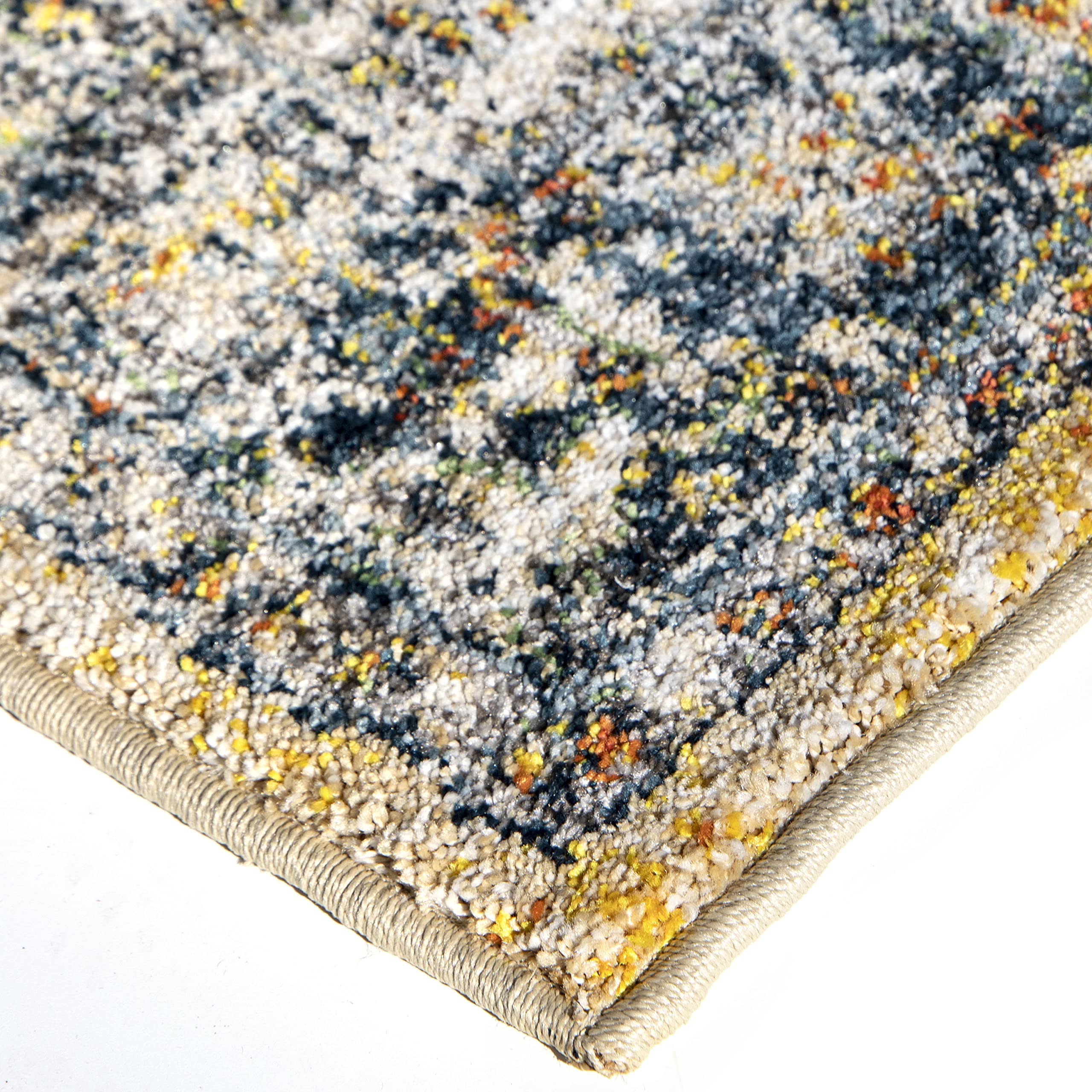 Orian Rugs Olympia Composed Area Rug - Soft Modern Non-Slip Living Room Carpet for Home Decor, Bedroom & Office