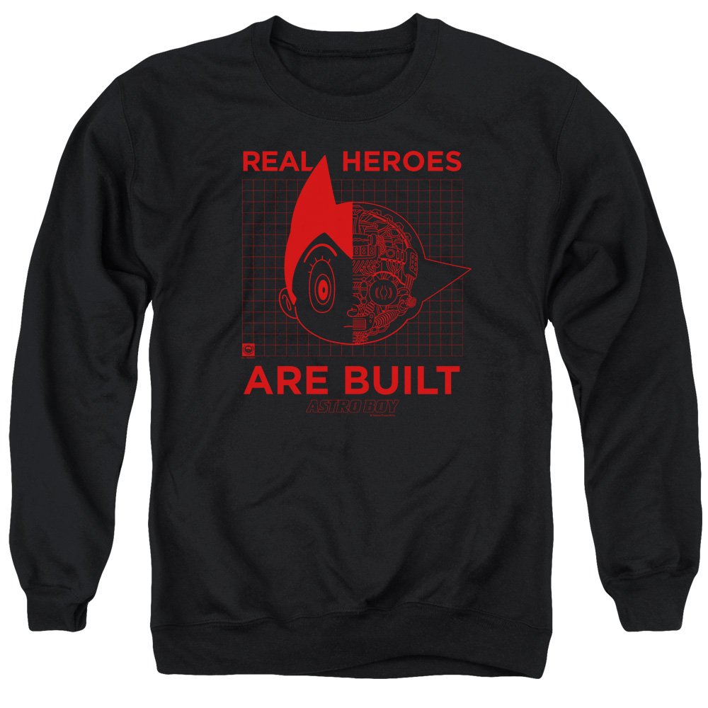 Astro Boy Real Hero Unisex Crewneck Sweatshirt for Men & Women | Anime Graphic Pullover | Casual Streetwear & Cosplay Outfit